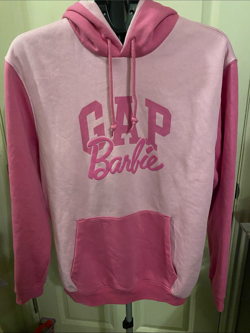 NWOT GAP X BARBIE PINK HOODIE SIZE MEDIUM